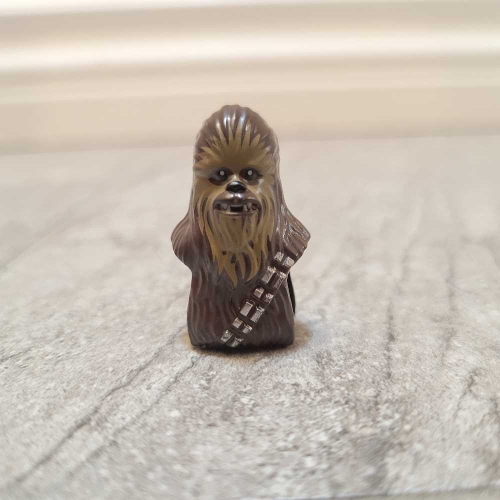 Lego  Star Wars 15307 pr0001 Minifig Head Wookiee with Dark Tan Fur Teeth Print